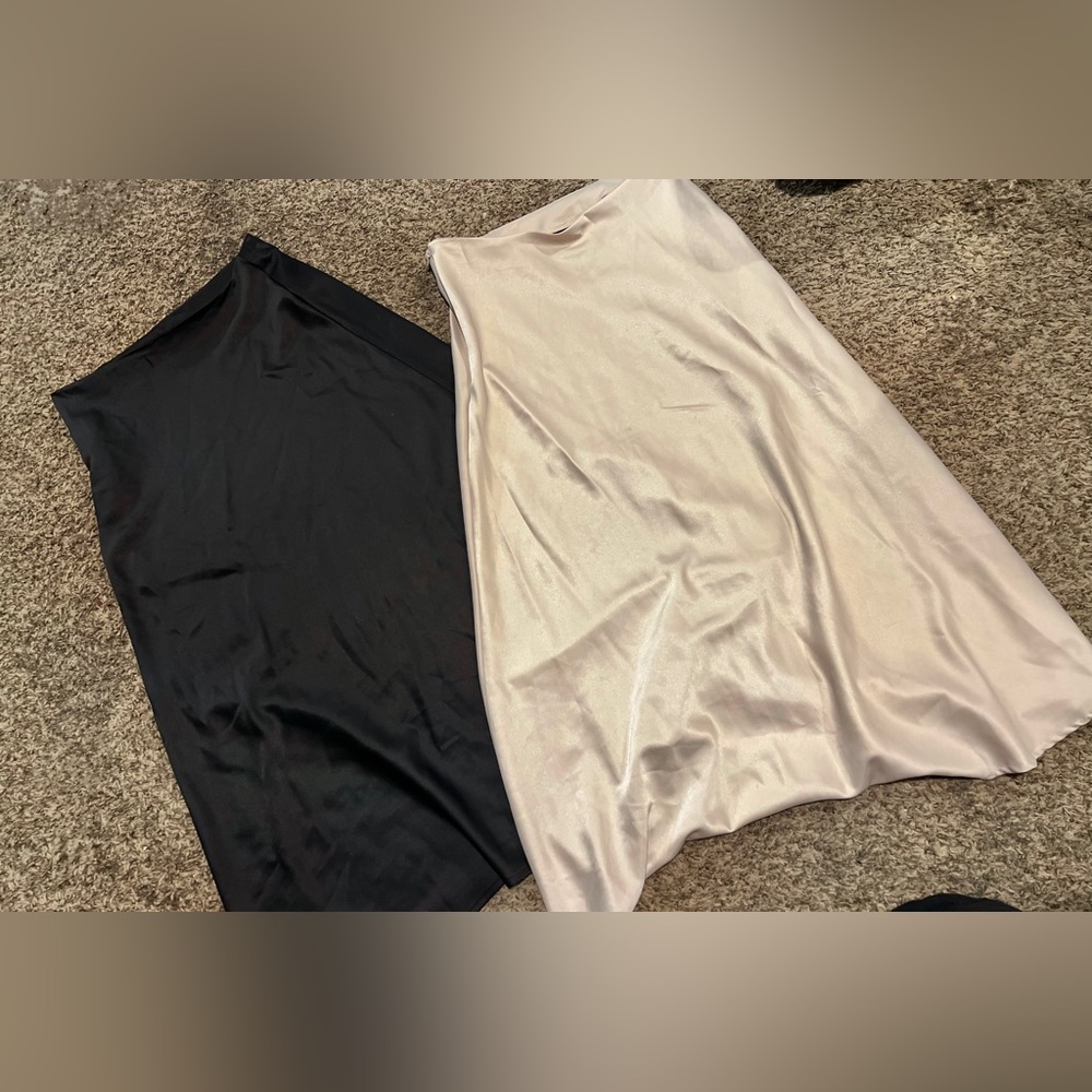 silk skirts